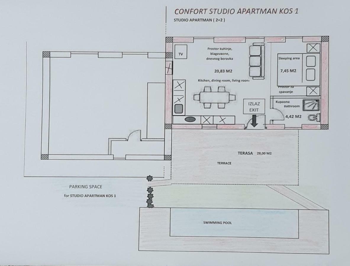 Villa Kos Lupoglav エクステリア 写真